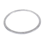 Car Aluminum Steering Wheel Decoration Ring with Diamonds For Audi, For Audi