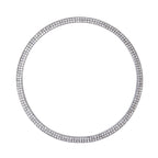 Car Aluminum Steering Wheel Decoration Ring with Diamonds For Audi, For Audi