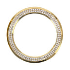 Car Aluminum Steering Wheel Decoration Ring with Diamonds For BMW, For BMW with Diamonds