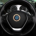 Car Aluminum Steering Wheel Decoration Ring with Diamonds For BMW, For BMW with Diamonds