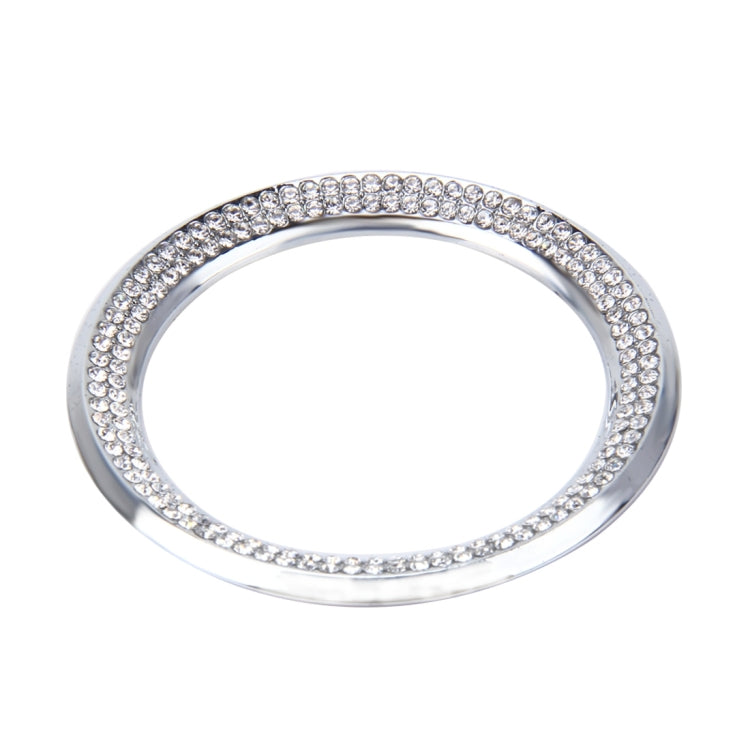 Car Aluminum Steering Wheel Decoration Ring with Diamonds For BMW, For BMW with Diamonds
