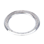 Car Aluminum Steering Wheel Decoration Ring with Diamonds For BMW, For BMW with Diamonds