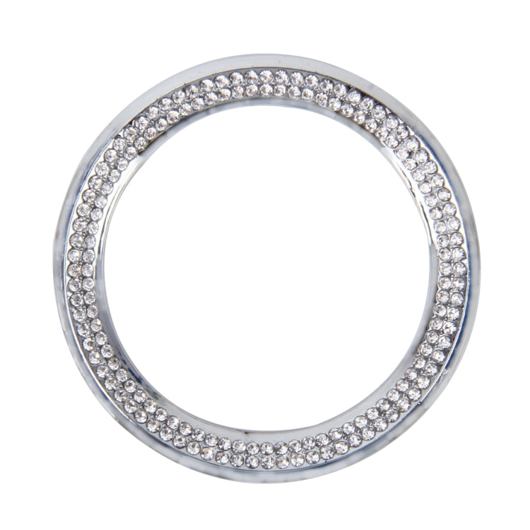 Car Aluminum Steering Wheel Decoration Ring with Diamonds For BMW, For BMW with Diamonds
