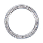 Car Aluminum Steering Wheel Decoration Ring with Diamonds For BMW, For BMW with Diamonds