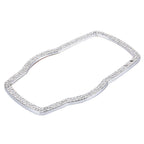Car Aluminum Steering Wheel Decoration Ring with Diamonds For BMW