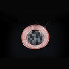 Car Aluminum Steering Wheel Decoration Ring with Diamonds For Volkswagen