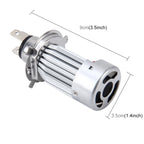 H4 HS1 Motorcycle Headlamps COB Spotlights Electric Car Fog Lights  6000K 20W 2600LM 5000Hours(White Light), 20W 2600LM
