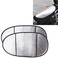 10 PCS Motorcycle Electric Car Sun Cushion Pad Heat Reflective Sheet Aluminum Sheet Sun Shade Car Mats, Sun Cushion Pad