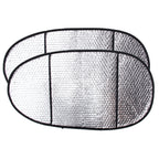 10 PCS Motorcycle Electric Car Sun Cushion Pad Heat Reflective Sheet Aluminum Sheet Sun Shade Car Mats, Sun Cushion Pad