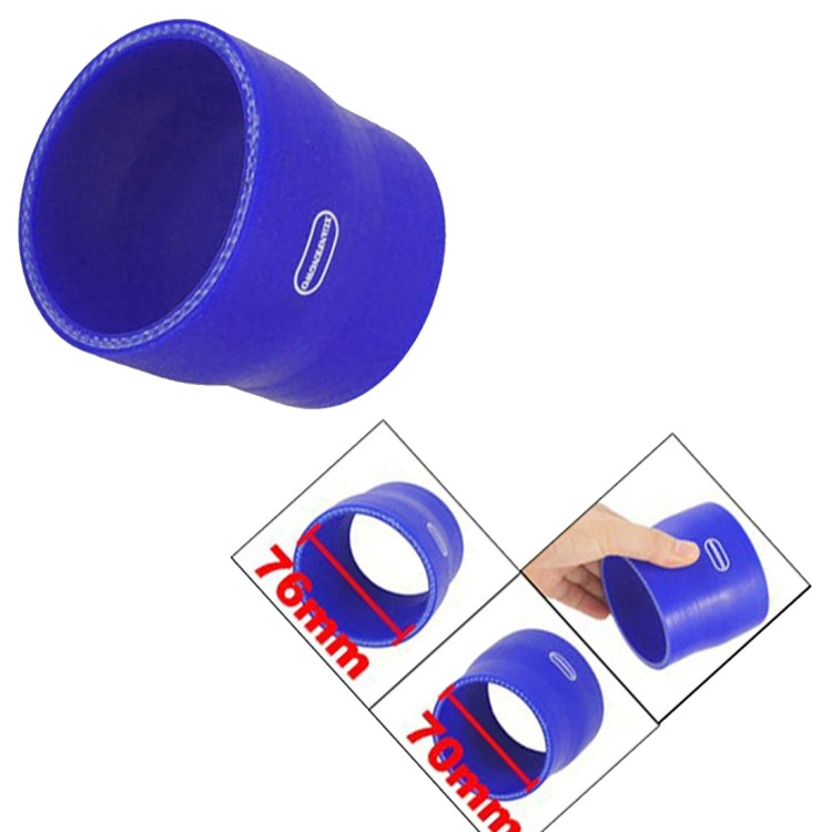 Car Auto 70-76mm 0 Degree Diameter-change Silicone Turbo Charger Connector Hose for Car Modification, 70-76mm