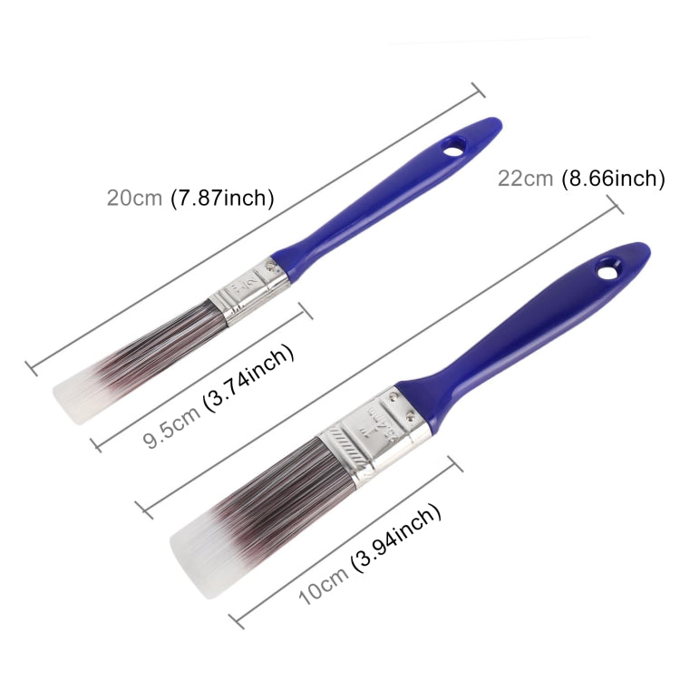 2 PCS Nylon Hair Drawing Clean Brush for Car Garden Kitchen Paint, 2pcs Nylon Hair Drawing Brush