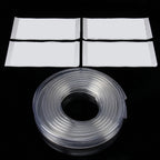 5.6m Car Decorative Strip Rubber Chrome Decoration Strip Door Seal Window Seal, 5.6m Transparent, 5.6m Black, 5.6m Red