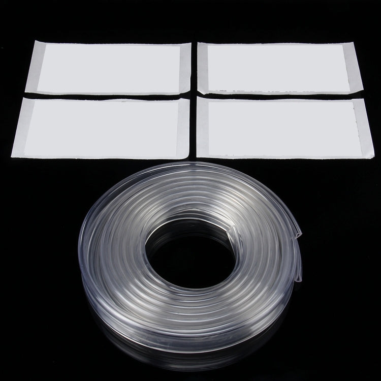 5.6m Car Decorative Strip Rubber Chrome Decoration Strip Door Seal Window Seal, 5.6m Transparent, 5.6m Black, 5.6m Red