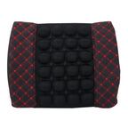 12V Four Season Chemical Fiber Wrapping Lumbar Seat Relaxation Waist Support Cushion for Car Office Family