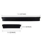 FR JG-031 8 PCS Rubber Car Side Door Edge Protection Guards Cover Trims Stickers, Black, Transparent, White