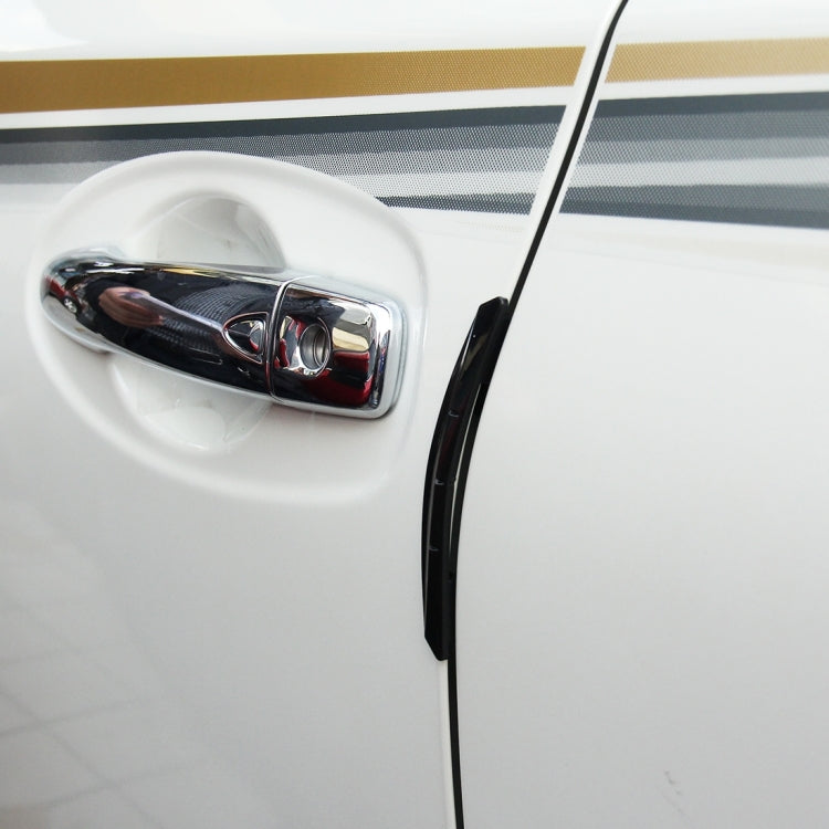 3R 3R-2103 4 PCS Rubber Car Side Door Edge Protection Guards Cover Trims Stickers, 3R-2103 Side Door Edge Guards