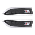 2 PCS Car Side Air Intake Flow Vent Fender Decorative Stickers Cover, Side Air Intake Flow Vent Cover