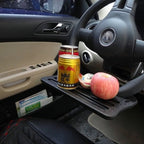 Vehicle Portable Desk Steering Wheel Multi-use Tray Stand Car Food Eating Table iPad Holder, Wheel Multi-use Tray