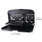 SHUNWEI SD-1509 Car Auto Back Seat Folding Table Drink Food Cup Tray Holder Stand Desk Multi-purpose Travel Dining Tray, SD-1509, Travel Dining Tray