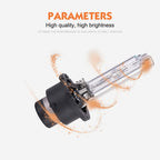 2 PCS D4S 35W 3800 LM 8000K HID Bulbs Xenon Lights Lamps, DC 12V, D4S