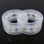 2 PCS Car Auto E Type Shock Absorber Spring Bumper Power Cushion Buffer, Spring Spacing: 17mm, Colloid Height: 38mm, E  Type（Spring Spacing: 17mm, Height: 38mm）