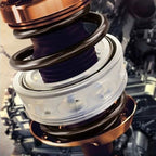 2 PCS Car Auto A+ Type Shock Absorber Spring Bumper Power Cushion Buffer, A+ Type（Spring Spacing: 60mm, Height: 90mm）