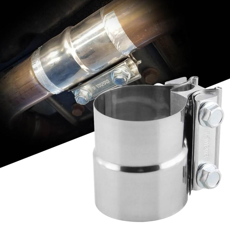 3 inch Car Turbo Exhaust Downpipe Stainless Steel Lap Joint Band Clamp, 3 inch