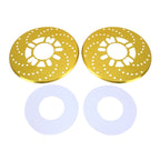 2 PCS Universal Aluminium Auto Car Wheel Disc Brake Racing Decorative Cover