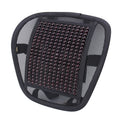 Universal Summer Ice Silk Mesh Breathable Cool Massage Waist Mat with Maple Wooden Bead for Car Family Office, CMS9127A, CMS9127B, CMS9127C, CMS9127D, CMS9127E