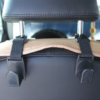 2 PCS SHUNWEI SW-2504 Plastic Hook Holder for Car Seat Headrest Backrest, Max Load: 6kg, SW-2504