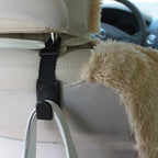 2 PCS SHUNWEI SW-2504 Plastic Hook Holder for Car Seat Headrest Backrest, Max Load: 6kg, SW-2504