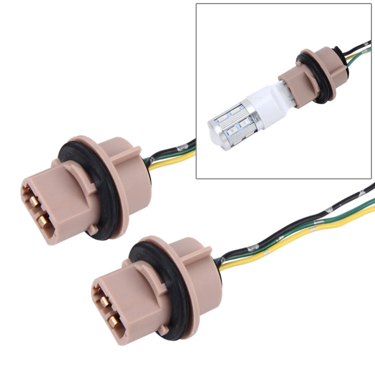 2 PCS Car Auto LED Bulb Socket Holder (No Including Light), 7440, 7443, 9005, 9006, H1/H3, H4, H7, H8/H11, T10, 1156, 1157
