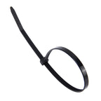500 PCS 5mm*250mm Nylon Cable Ties, 5mm*250mm Black, 5mm*250mm White
