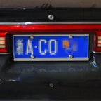 Car Auto Universal Aluminum Alloy Modified License Plate Frame Holder