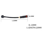 2 PCS Car Front Rear Brake Pad Sensor Cable 1715400617 for Mercedes-Benz R230 2001-2012 / W221 2005-, For Mercedes-Benz R230
