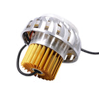 Motorcycle 30W DC 12V-85V LED Headlight Lens Built-in Whirlwind Double Aperture Angle Eyes + Devil Eye, Red Light (Whirlwind), Pink Light (Whirlwind), Blue Light (Whirlwind)