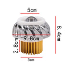 Motorcycle 30W DC 12V-85V LED Headlight Lens Built-in Whirlwind Double Aperture Angle Eyes + Devil Eye, Red Light (Whirlwind), Pink Light (Whirlwind), Blue Light (Whirlwind)