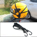 Motorcycle Elastic Fix Helmet Rope with 2 Hooks, Length: 60cm, Elastic Fix Helmet Rope