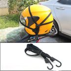 Motorcycle Elastic Fix Helmet Rope with 2 Hooks, Length: 60cm, Elastic Fix Helmet Rope