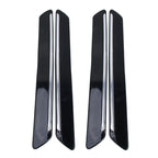 4 PCS Universal Car Auto Plastic Wrap Rubber Front Rear Body Bumper Guard Protector Strip Sticker