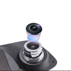 5 inch IPS Touch Screen Rear View Mirror Car Recorder with Dual Channel 720P Car Black Box, Separate Camera, Support 32GB TF Card, Night Vision, 150 Degree Wide Angle Viewing, 5 inch