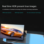 5 inch IPS Touch Screen Rear View Mirror Car Recorder with Dual Channel 720P Car Black Box, Separate Camera, Support 32GB TF Card, Night Vision, 150 Degree Wide Angle Viewing, 5 inch