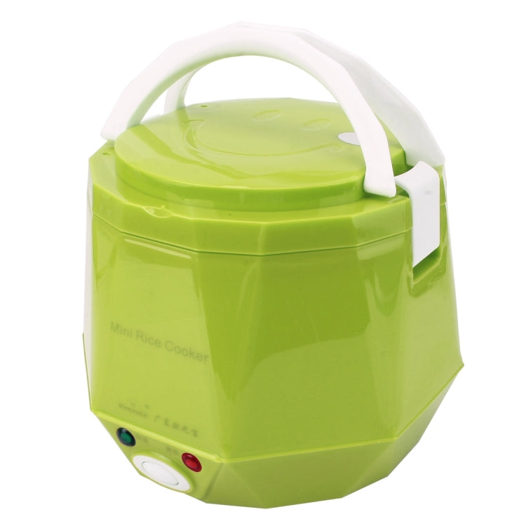 OUSHIBA Car Auto C3 Mini Multi-function Rice Cooker 12V 1.3L Volume for Rice Soup Noodles Vegetable Dessert, Green, White, Pink