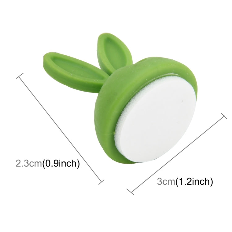 6 PCS CC-941 Rabbit Shape Single Hole Cable Clips Holder, Cable Management System and Cord Organizer Solution, 6 PCS C Rabbit Shape(Green), 6 PCS C Rabbit Shape(Yellow), 6 PCS C Rabbit Shape(Black), 6 PCS C Rabbit Shape(Pink)