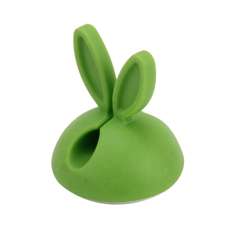 6 PCS CC-941 Rabbit Shape Single Hole Cable Clips Holder, Cable Management System and Cord Organizer Solution, 6 PCS C Rabbit Shape(Green), 6 PCS C Rabbit Shape(Yellow), 6 PCS C Rabbit Shape(Black), 6 PCS C Rabbit Shape(Pink)