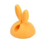 6 PCS CC-941 Rabbit Shape Single Hole Cable Clips Holder, Cable Management System and Cord Organizer Solution, 6 PCS C Rabbit Shape(Yellow), 6 PCS C Rabbit Shape(Pink), 6 PCS C Rabbit Shape(Green)