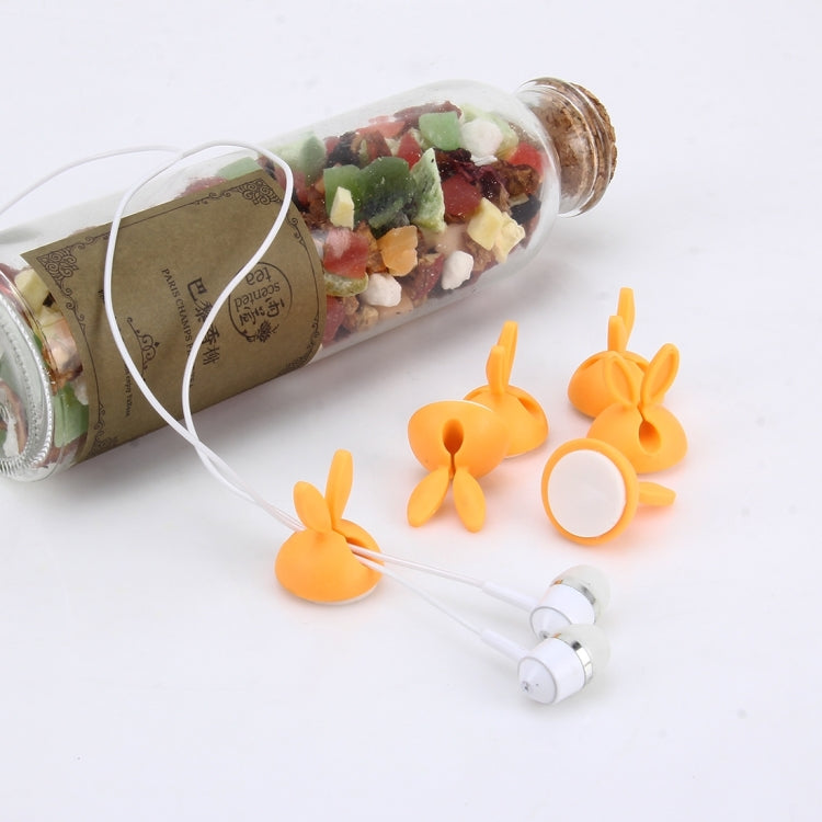 6 PCS CC-941 Rabbit Shape Single Hole Cable Clips Holder, Cable Management System and Cord Organizer Solution, 6 PCS C Rabbit Shape(Yellow), 6 PCS C Rabbit Shape(Pink), 6 PCS C Rabbit Shape(Green)