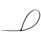 500pcs /Pack 4mm*300mm Nylon Cable Ties, 4mm*300mm Black