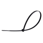 250pcs /Pack 5mm*300mm Nylon Cable Ties, 5mm*300mm Black, 5mm*300mm White