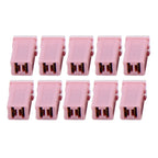 10 PCS Vehicle Car Plastic Shell Straight Female Terminal Push in Blade Cartridge PAL Fuse 30Amp 32V, 30Amp 32V